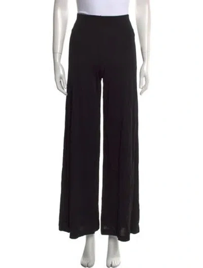 Pre-owned M Missoni Wide Leg Pants In Black