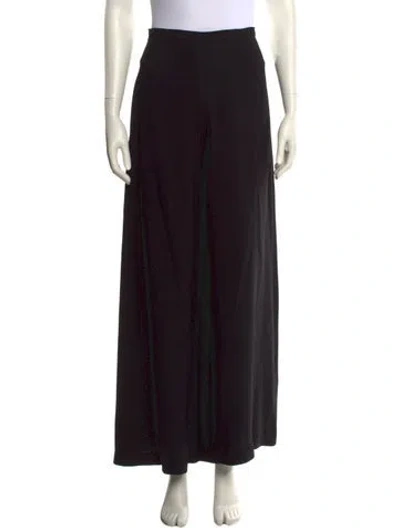 Pre-owned M Missoni Wide Leg Pants In Black