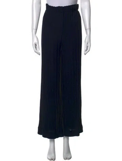 Pre-owned M Missoni Wide Leg Pants In Blue