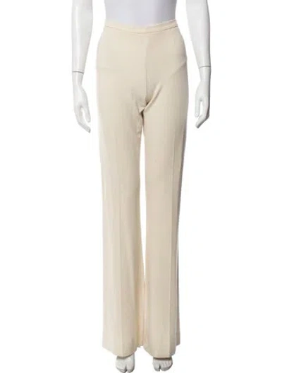 Pre-owned M Missoni Wide Leg Pants In Neutrals