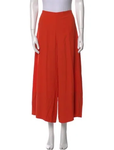 Pre-owned M Missoni Wide Leg Pants In Orange