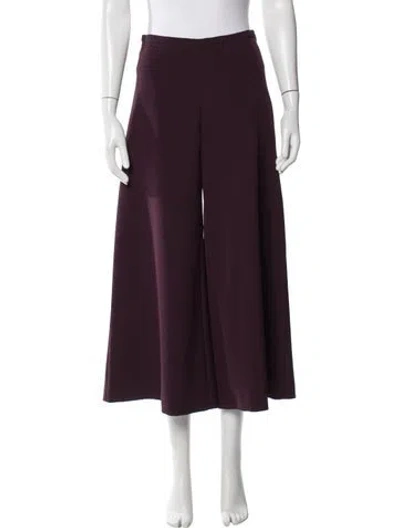 Pre-owned M Missoni Wide Leg Pants In Purple