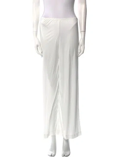 Pre-owned M Missoni Wide Leg Pants In White
