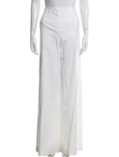 Pre-owned M Missoni Wide Leg Pants In White