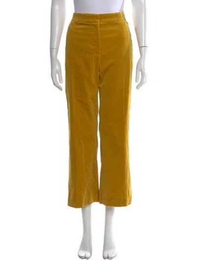 Pre-owned M Missoni Wide Leg Pants In Yellow