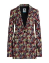 M Missoni Woman Blazer Mauve Size 4 Viscose, Cotton, Polyester, Elastane In Purple
