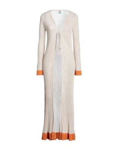 M Missoni Woman Cardigan Beige Size 4 Viscose, Polyester, Polyamide