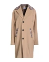 M Missoni Woman Coat Sand Size 10 Virgin Wool, Polyamide, Wool, Mohair Wool, Viscose In Multi