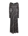 M Missoni Woman Maxi Dress Black Size Xs Cotton, Viscose, Metallic Fiber, Polyamide
