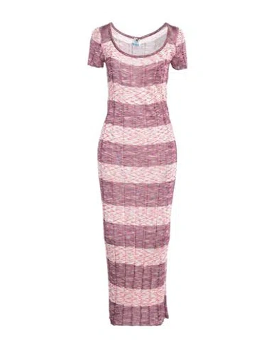 M Missoni Woman Maxi Dress Fuchsia Size 8 Viscose, Elastane In Pink