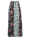 M Missoni Woman Long Skirt Dark Brown Size 4 Viscose In Brown
