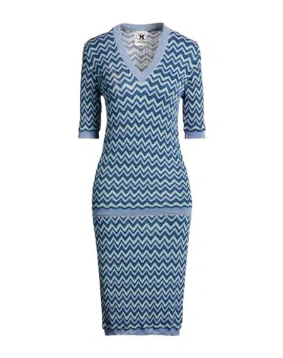 M Missoni Woman Mini Dress Purple Size M Viscose, Cotton, Wool, Metallic Fiber, Polyamide