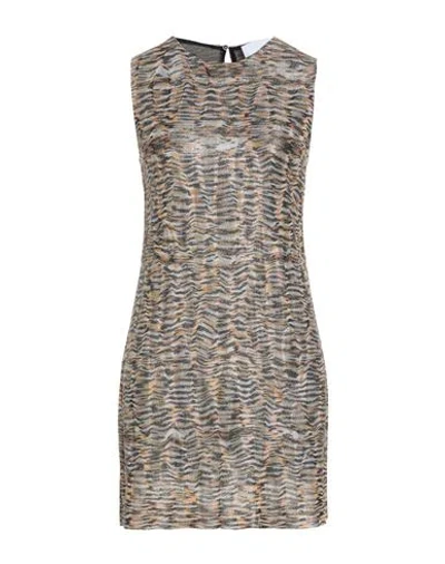 M Missoni Woman Mini Dress Yellow Size Xl Viscose