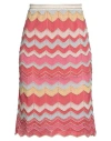 M Missoni Woman Mini Skirt Red Size 4 Viscose, Polyester, Metallic Fiber In Red