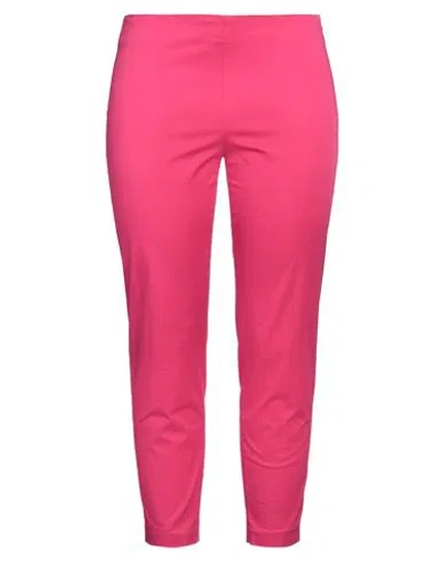M Missoni Woman Pants Fuchsia Size 10 Cotton, Elastane In Pink