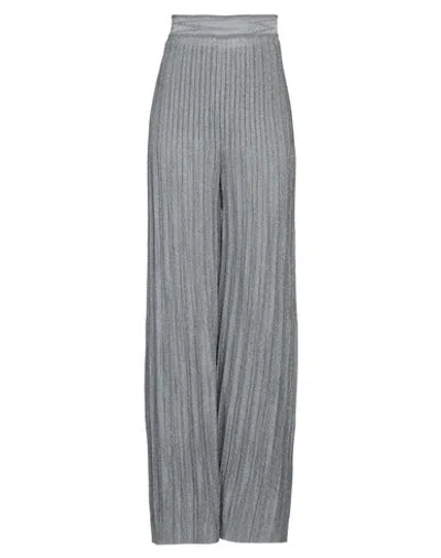M Missoni Woman Pants Grey Size 4 Viscose, Polyester, Polyamide In Gray
