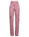 M Missoni Woman Pants Pink Size L Polyester, Elastane In Pink