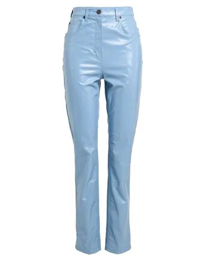 M Missoni Woman Pants Sky Blue Size 4 Cotton, Elastane