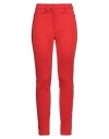 M Missoni Woman Pants Tomato Red Size 6 Viscose, Polyamide, Elastane In Tomato Red