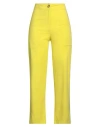M Missoni Woman Pants Yellow Size 8 Cotton, Elastane