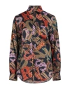 M Missoni Woman Shirt Navy Size Xl Viscose In Navy