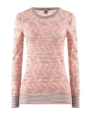M Missoni Woman Sweater Antique Rose Size Xl Viscose, Wool, Polyamide In Pink