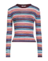 M Missoni Woman Sweater Azure Size Xl Wool, Cotton, Viscose, Elastane, Polyamide In Black