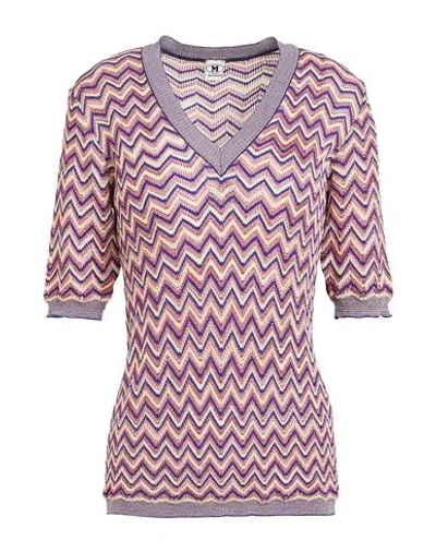 M Missoni Woman Sweater Yellow Size L Viscose, Cotton, Wool, Metallic Fiber, Polyamide