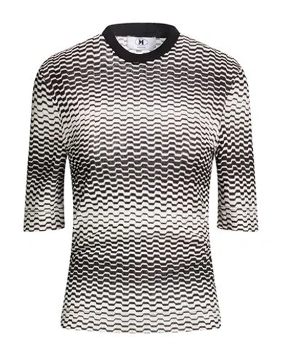 M Missoni Woman Sweater Black Size L Wool In Multi