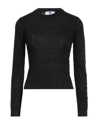 M Missoni Woman Sweater Black Size Xl Cotton, Viscose, Metallic Fiber