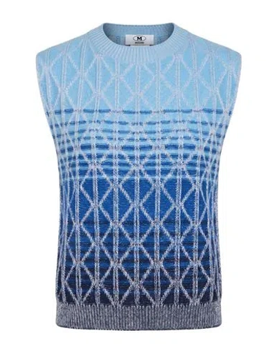 M Missoni Woman Sweater Blue Size Xl Cotton, Synthetic Fibers, Wool, Metallic Fiber
