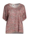 M Missoni Woman Sweater Rust Size S Viscose In Red