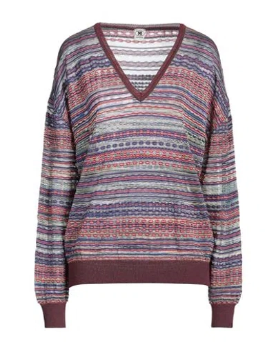 M MISSONI M MISSONI WOMAN SWEATER BRIGHT BLUE SIZE L VISCOSE, COTTON, MOHAIR WOOL, ALPACA WOOL, POLYAMIDE