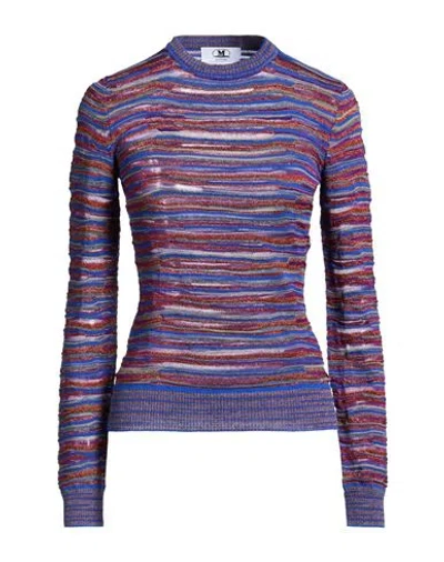 M Missoni Woman Sweater Bright Blue Size Xs Wool, Viscose, Cotton, Metallic Fiber