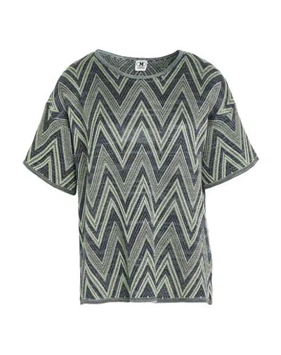 M Missoni Woman Sweater Charcoal Size M Viscose, Wool, Metallic Fiber, Polyamide In Gray