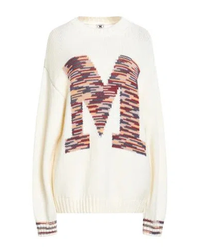 M Missoni Woman Sweater Cream Size L Acrylic, Wool, Cashmere, Polyamide In White