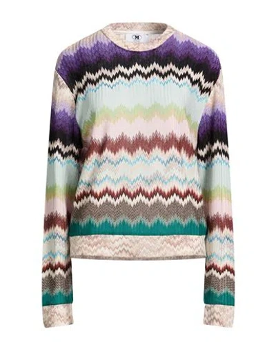 M Missoni Woman Sweater Cream Size M Wool, Viscose In Multi