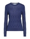 M Missoni Woman Sweater Dark Purple Size Xl Viscose, Wool, Elastane, Polyamide In Purple