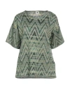 M Missoni Wool-blend Top In Green