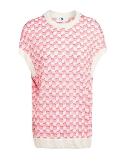 M Missoni Woman Sweater Ivory Size M Viscose In Pink