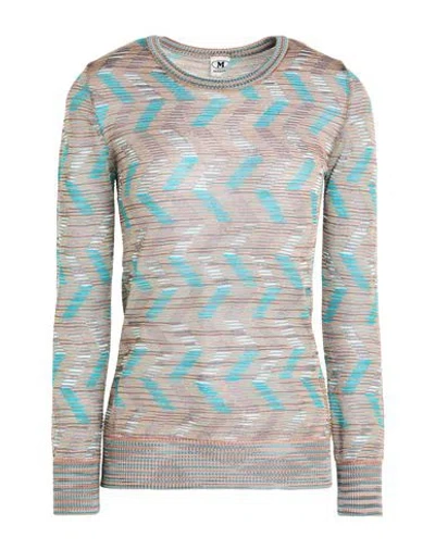 M Missoni Woman Sweater Khaki Size S Viscose, Wool, Polyamide