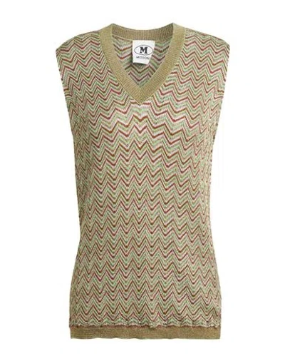 M Missoni Woman Sweater Light Green Size L Viscose, Cotton, Wool, Metallic Fiber, Polyamide