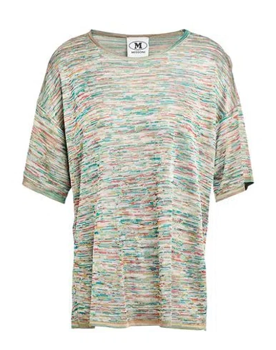 M MISSONI M MISSONI WOMAN SWEATER LIGHT GREEN SIZE XL VISCOSE
