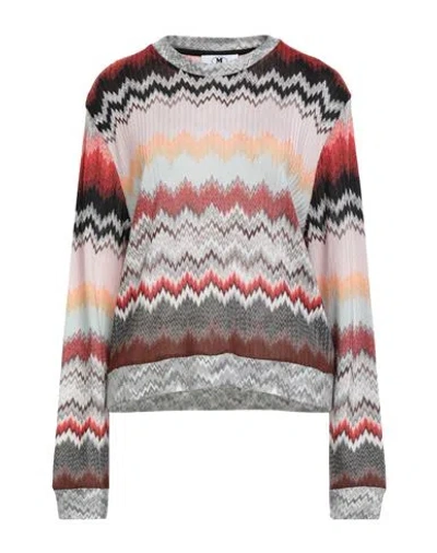 M Missoni Woman Sweater Light Pink Size M Wool, Viscose In Multi