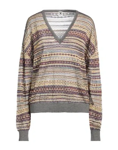 M Missoni Woman Sweater Pastel Yellow Size Xl Viscose, Cotton, Mohair Wool, Alpaca Wool, Polyamide
