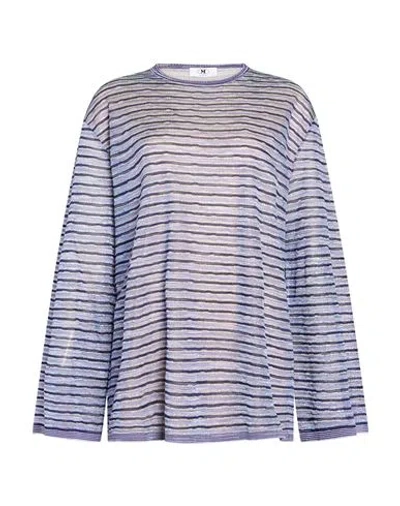 M Missoni Woman Sweater Lilac Size M Viscose, Polyester In Blue