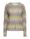 M Missoni Woman Sweater Lime Green Size L Viscose, Cotton, Wool, Polyamide