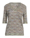 M Missoni Woman Sweater Lime Green Size M Mohair Wool, Viscose, Wool, Polyamide