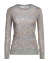 M Missoni Woman Sweater Mauve Size L Viscose, Wool, Polyamide In Purple