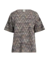 M Missoni Woman Sweater Military Green Size M Viscose, Wool, Metallic Fiber, Polyamide